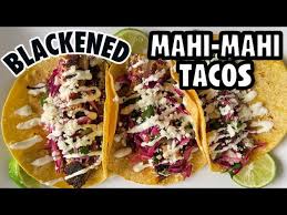 Iron helps in the oxygenation of blood. Blackened Mahi Mahi Fish Tacos Youtube