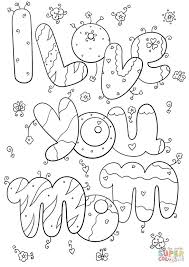 I Love You Mom Coloring Page Free Printable Coloring Pages Printable Valentines Coloring Pages Valentine Coloring Sheets Mom Coloring Pages