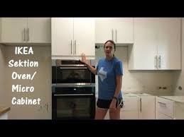 Alibaba.com offers 3,125 hanging kitchen cabinets products. How To Install The Ikea Sektion High Cabinet With Oven And Micro Combo Youtube Oven Cabinet Micro Oven Cabinet