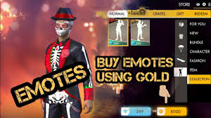How to unlock emotes in free fire | how to get free emote in garena free fire hallo friends welcome to our channel gamer. Buy Emotes Using Gold In Free Fire Us Server Wtf Ignition Gamer Youtube