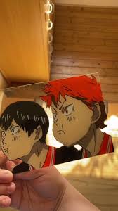 The two main attributes that can make a character cool is either their style or how badass they can be. Kagehina Kageyama Hinata Glasspainting Drawing Anime Haikyuu Fy Fyp Foryou Foryoupage