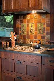 Installing a tile backsplash in your kitchen offers numerous benefits over painted or paper drywall. Artful Tile For Kitchen Bath Design For The Arts Crafts House Arts Crafts Homes Online