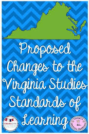 Proposed Changes To The Virginia Studies Standards Of Learning Virginia Studies Homeschool Social Studies Teaching Blogs