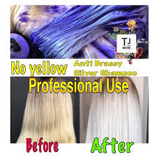 Whether you've had your hair dyed pearly gray by a colorist or it's au naturel, a shampoo specifically formulated to keep. No Yellow Anti Brassy Silver Magic White Shampoo Color Care Professional Shopee Singapore