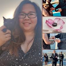 Couple's 10 Year Anniversary Wedding with Kitten