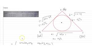 Check spelling or type a new query. 6 0 0 6 And 7 7 Are The Vertices Of A Triangle The Circle Inscribed In The Triang Youtube