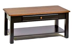 With thick legs and mortise and tenon joinery, the scottsbluff coffee table is built to. Amish Two Tone Coffee Table With Drawer Oak Hardwood This Attractive And Useful Coffee Table