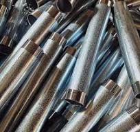 Galvanized Steel Pipe Nipples 2 1/2 Inch 3mm