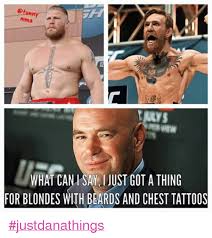 Mar 13, 2021 · all memes added to our website automatically get watermarked. 00 Funn Mma What Can Say I Just Got A Thing For Blondes With Beards And Chest Tattoos Justdanathings Beard Meme On Me Me