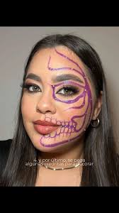 Caras Pintadas Halloween Esqueleto