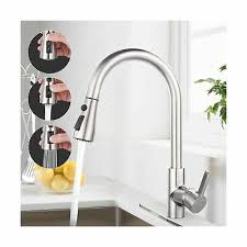 Wood floor buckling can sometimes be solved simply by adding weight to the floor until the extra moisture dries out and the planks level out. Dalmo Single Handle High Arc Brushed Nickel Pull Out Kitchen Faucet With 360 Rotation Spout 3 Spray Modes Sink Faucet Stainless Steel Lead Free Kitchen Sink Faucet With Deck Plate Tools Home