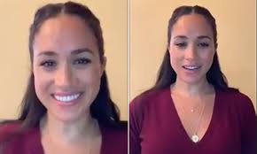 It's not the most glamorous thing, but if duchess meghan's former makeup artist min min ma told vogue australia she preps her face skin with a. Meghan Markle S Makeup Artist Reveals The Secrets Behind Her Polished Zoom Look Daily Mail Online