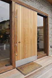 utilising a sliding door as a front door to a home is a very interesting idea one in the western world might be exterior front doors door design house doors