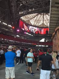 Entering The Mercedes Benz Stadium For The First Time Atlanta Georgia Football Stadiums Mercedes Benz Benz