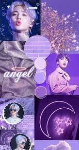Jimin Purple Aesthetic Wallpaper Gambar
