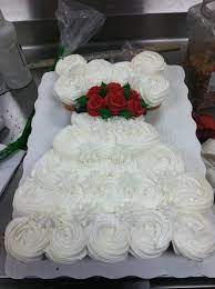 Wedding Dress Pull Apart Cupcake Cake Wedding Shower Cakes Wedding Cakes With Cupcakes