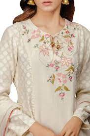 Check out our embroidery kurta selection for the very best in unique or custom, handmade pieces from our dresses shops. 760 Kurti Embroidery Ideas Embroidery On Kurtis Kurti Embroidery Design Embroidery Suits
