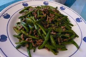 Poelee De Haricots Verts A La Viande Hachee Et Au Curry Un Flo De Bonnes Choses Haricots Verts Surgeles Haricots Verts Haricot