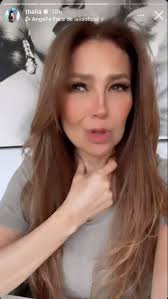 Critican a Thalía en redes sociales por usar muchos filtros en su cara-  Grupo Milenio