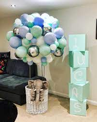 Vanillamelondon On Instagram Hot Air Balloon Sculpture Will Make Your Kids Hot Air Balloon Baby Shower Baby Shower Balloon Decorations Baby Shower Balloons
