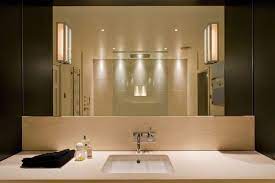 Banyo Sekillendirme Banyo Sarkit Aydinlatma Isik Tasarimi Banyo Tavanlari Ic Mekanlar Modern Ba Modern Bathroom Lighting Bathroom Design Amazing Bathrooms