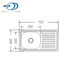 Single bowl kitchen sink plumbing diagram with garbage disposal. Wy 7540s Polish Surface Single Bowl With Drain Plate Topmount Kitchen Sink China Kitchen Basin Water Tank Made In China Com
