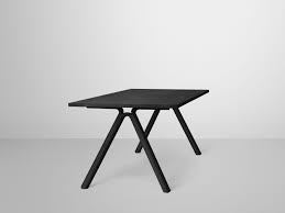 muuto split table black wood table modern table furniture dining table
