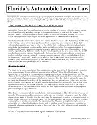 Under this warranty, dealerships are required to repair any defect within the stated warranty period and coverage. Https Www Eglin Af Mil Portals 56 Documents Legal Florida 20vehicle 20lemon 20law Pdf Ver 2018 05 01 110604 577
