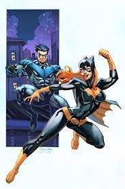 Batgirl Nightwing Colors By Thejeremydale On Deviantart Nightwing And Batgirl Nightwing Batgirl