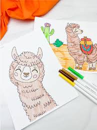 We have over 3,000 coloring pages available for you to view and print for free. Llama Coloring Pages For Kids