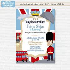 Printable Boy Birthday Invitation Card London Birthday Invitation Printable British Party Invite Card Kids Royal Celebrat Printable Birthday Invitations Party Invitations Kids Birthday Invitations