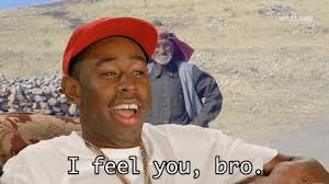 Tap and hold to download & share. Lol Viceland Tyler Relatable Tyler The Creator Same Igor I Feel You Action Bronson Friends Watch Ancient Aliens Flower Boy I Feel Ya Gif