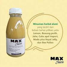 1 minggu bahan ini sudah tidak baik di konsumsi oleh kita. Max Juice Jus Herbal Ekstrak Bawang Putih Lemon Madu Jahe Cuka Apel Bagus Untuk Kesehatan Jantung Shopee Indonesia