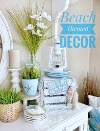 Add to favorites quick view more colors wall hanging, botanical decor, small decorations, flowers ceramic, beach, natural, rustic, farmhouse, birthday, present gift dandelionpottery 5 out of 5 stars (1,797. Dining Delight Beach Themed Decor For The Kitchen Sideboard