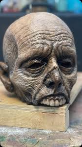 Zombie heads that I painted a while back at KNBfx for @gnicotero with  @createxcolors specifically The Tim Gore’s Bloodline sculpted by  @wrightstuffdesign
