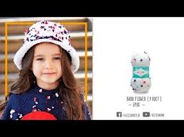 Cocuklar Icin Alize Cicek Iplikle Sik Sapka An Elegant Hat With Alize Flower Yarn For Kids Youtube Fotr Sapka Orgu Sapka