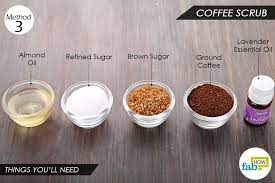 Instructions mix 1/4 teaspoon coffee with 1 tablespoon of yogurt. 9 Diy Homemade Face Scrub Recipes For Oily Dry And Normal Skin Fab How