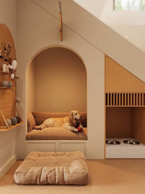 26 Pet Bedroom Ideas Once You Stop Letting Beds, Bowls, and Toys Float Everywhere
