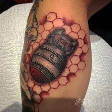 Check Out This Mini Nuke By Artist Mickeyputts Anarchy Tattoo Tattoo Studios Tattoos