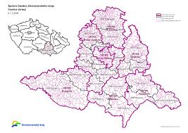 Jihomoravský kraj, okres okres blansko. Geoportal Jmk Uzemni Cleneni Jmk