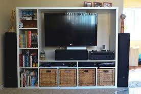 Ikea Hack Mounting Your Tv To The Lappland Expedit Ikea Raumteiler Ikea Lappland