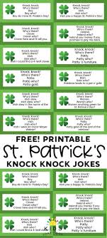 Printable St Patrick S Day Knock Knock Jokes For Kids Funny Jokes For Kids Funny Knock Knock Jokes Jokes For Kids