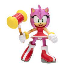 Amazon.com: Sonic The Hedgehog 4-Inch Action Figure Modern Amy with Hammer  Collectible Toy : Toys & Games