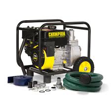 Champion Power Equipment 2 In Gas Powered Semi Trash Water Transfer Pump With Hose And Wheel Kit 66520 Pumps Water Transfer Washer Pump