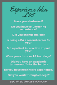 The 2 Step Prep For Your Pa School Personal Statement Be A Physician Assistant