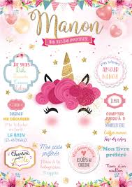 Unicorn Birthday Poster Baby Bedroom Decoration Unicorn And Sequins Birthday Poster To Personalize Birthday Girl Unicorn And Glitter Glitter Birthday Birthday Poster