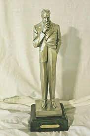 Willow tree 27683 love my dog dark brown figurine. Lot Art Art Deco Bronze Figurine Silver Finish The Smoker