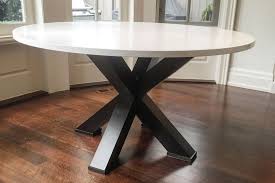 Pure White Caesarstone Quartz Custom Table Top Artistic Stone Design Custom Table Top Table Table Top