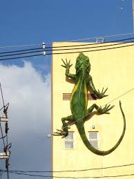 Giant Lizard Sangent Murals Street Art Street Art Street Painting
