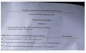 Simulare clasa a 7 a 2019 subiecte. Simulare Evaluarea NaÈ›ionalÄƒ Iasi Decembrie 2018 Subiecte MatematicÄƒ È™i Limba RomanÄƒ Clasa A 8 A Bareme De Corectare Jitaruionelblog Pregatire Bac Si Evaluarea Nationala 2021 La Matematica Si Alte Materii Materiale Lectii